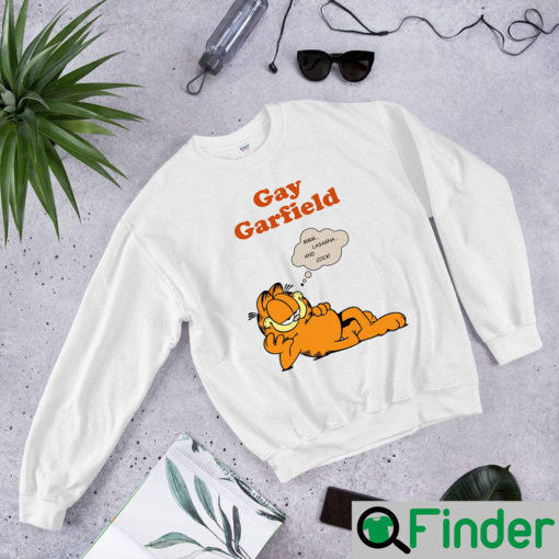 Gay Garfield Mmm Lasagna And Cock Sweatshirt