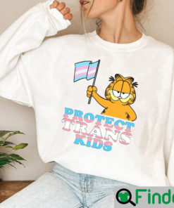 Gay Garfield Protect Trans Kids Unisex sweatshirt