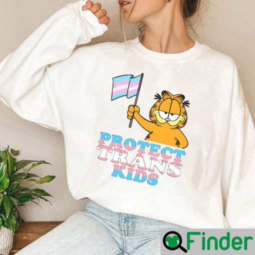 Gay Garfield Protect Trans Kids Unisex sweatshirt