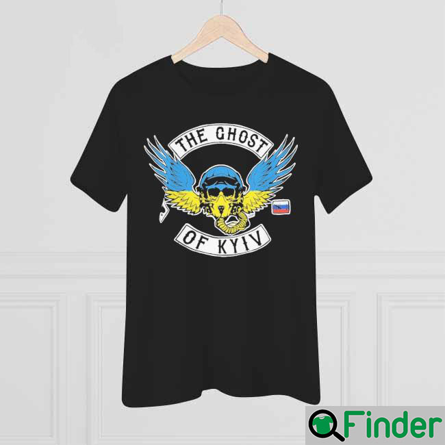 Ghost of Kyiv Fighter Jet Pilot Military Soldier Air Force Black Shirt ...