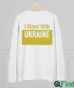 I Stand With Ukraine No War Sweatshirt