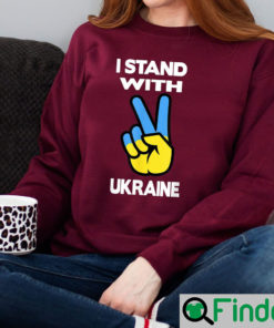 I Stand With Ukraine Sweatshirt For Ukrainian Patriots