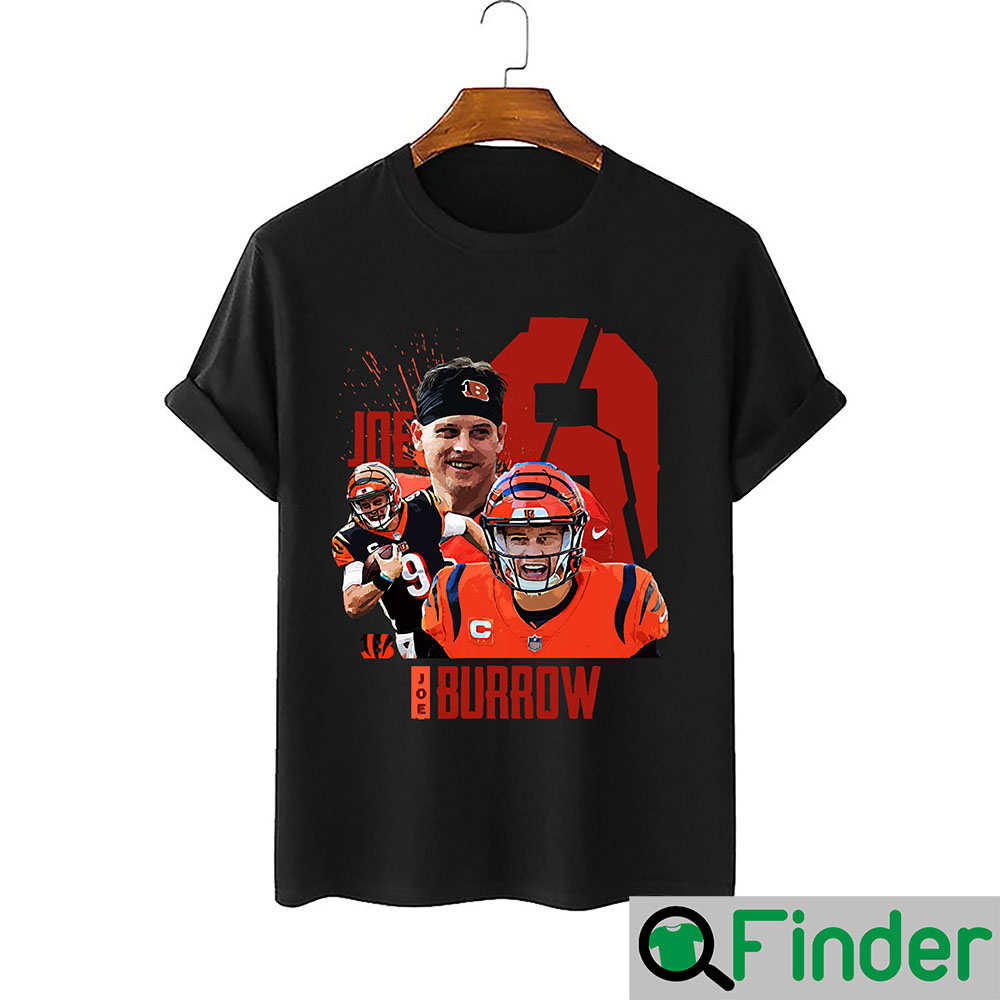Joe Burrow 9 Cincinnati Bengals 2022 Champions Shirt Joe Burrow 9 Cincinnati Bengals 2022 Champions Shirt