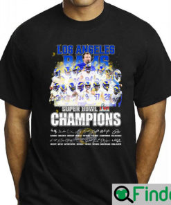 LA Rams Super Bowl LVI 2022 Champions Shirt