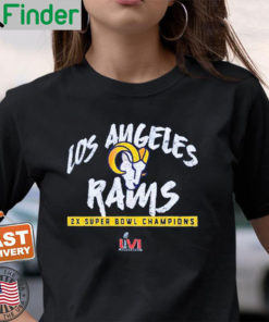 Los Angeles Rams 2 Time Super Bowl Champions Shirt