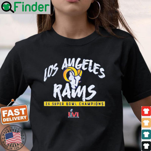 Los Angeles Rams 2 Time Super Bowl Champions Shirt