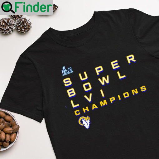 Los Angeles Rams Super Bowl LVI Champions 2022 T shirt