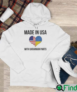 Made In USA With Ukrainian Parts Save Ukraine Hoodie