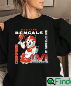 Mickey Bengals 2022 Champions Super Bowl Sweatshirt