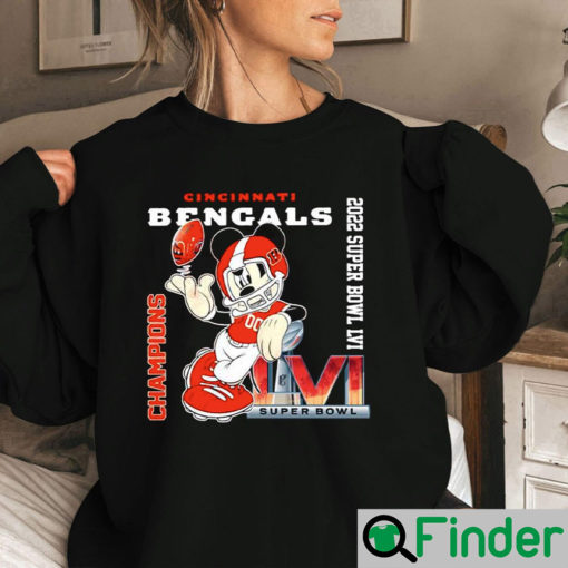 Mickey Bengals 2022 Champions Super Bowl Sweatshirt