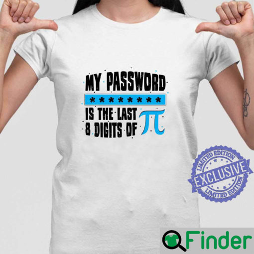 My Password Is The Last 8 Digits Of Pi Unisex Shirt