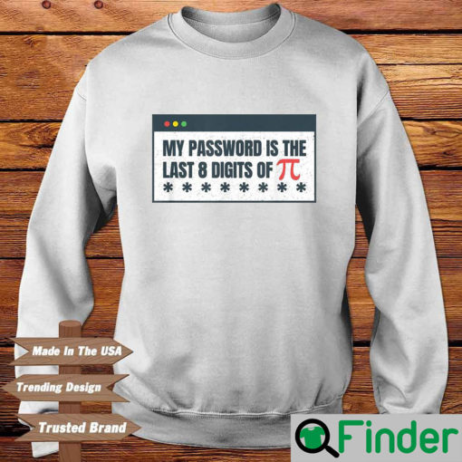 My password is the last 8 digits of pi Shirt