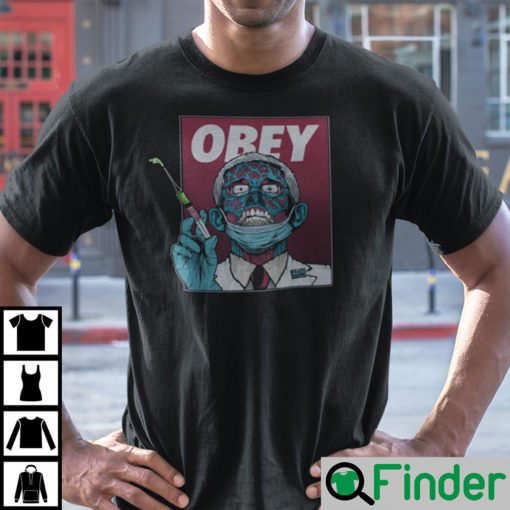 Obey Fauci Shirt Dr Fauci Zombie