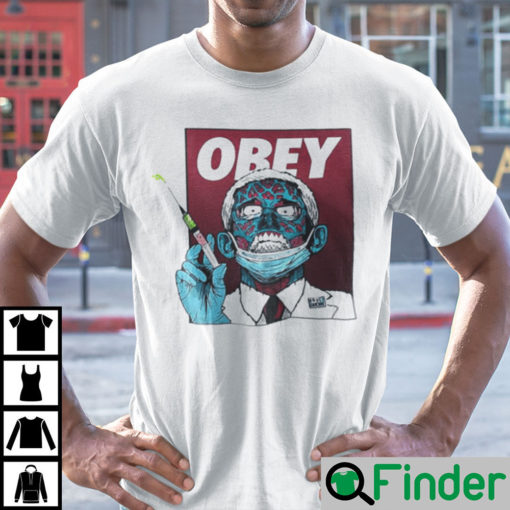 Obey Fauci T Shirt Dr Fauci Zombie