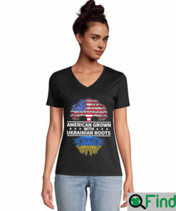 Official America Grown With Ukraine Roots In Ukraine Flag Shirts