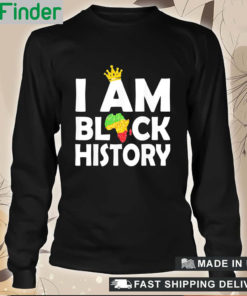 Official Black History Month Pajama I Am Black History Month Long Sleeve