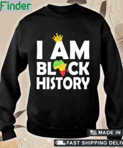 Official Black History Month Pajama I Am Black History Month Sweatshirt