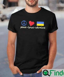 Peace Love Stand With Ukraine Shirt