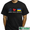 Peace Love Stand With Ukraine T Shirt