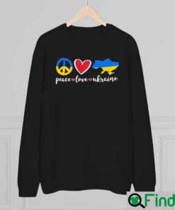 Peace Love Ukraine No War Sweatshirt