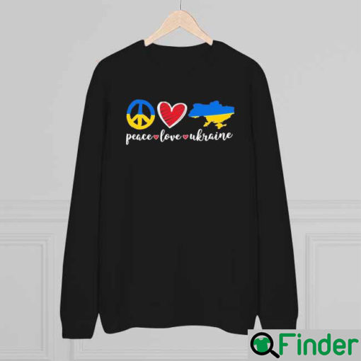 Peace Love Ukraine No War Sweatshirt