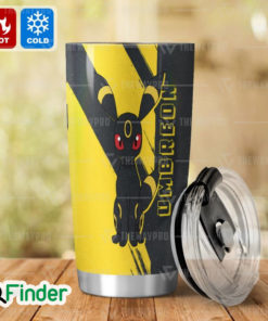 Pokemo Dark Type Eevee Evolution Umbreon Custom Tumbler