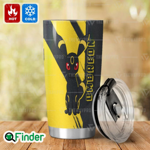 Pokemo Dark Type Eevee Evolution Umbreon Custom Tumbler