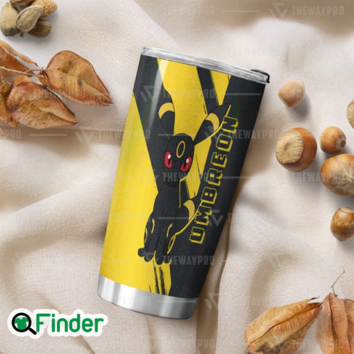 Pokemon Dark Type Eevee Evolution Umbreon Custom Tumbler 1