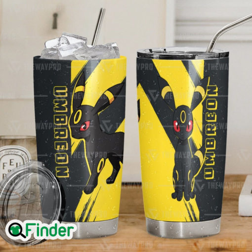 Pokemon Dark Type Eevee Evolution Umbreon Custom Tumbler