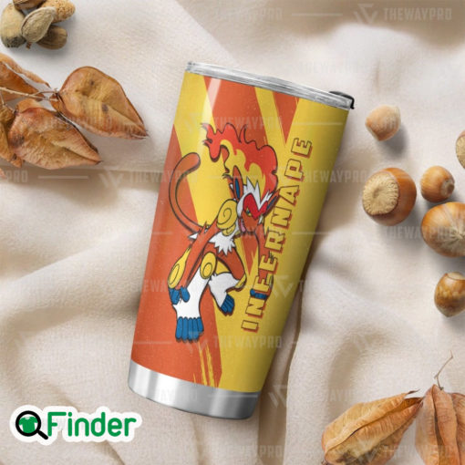 Pokemon Dual Type Fire and Fighting Infernape Custom Tumbler 1