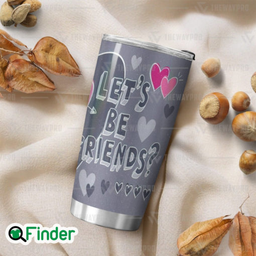 Pokemon Dual Type Ghost and Fairy Mimikyu Let Be Friends Custom Tumbler 1