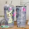 Pokemon Dual Type Ghost and Fairy Mimikyu Let Be Friends Custom Tumbler