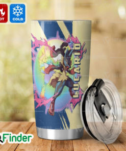 Pokemon Dual Type Steel and Fighting Lucario Mega Lucario Custom Tumbler 1