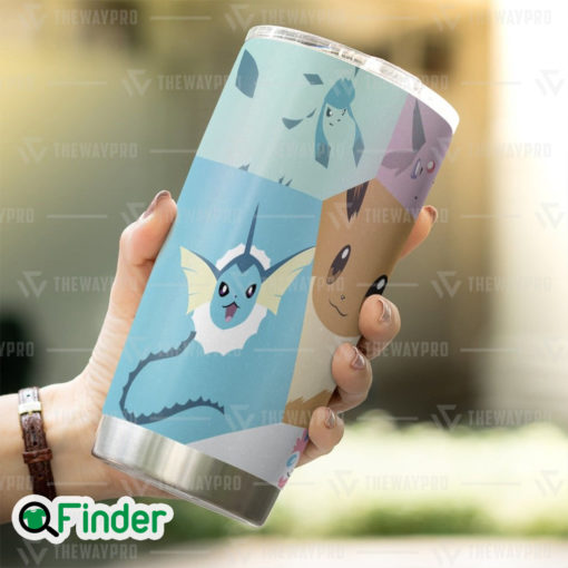 Pokemon Eevee Evolution All Form Custom Tumbler 1