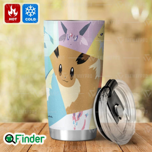 Pokemon Eevee Evolution All Form Custom Tumbler 2