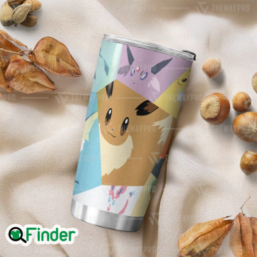 Pokemon Eevee Evolution All Form Custom Tumbler 4