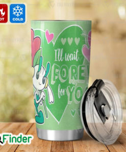 Pokemon Fairy Type Floette Ill Wait Forever You Custom Tumbler 2