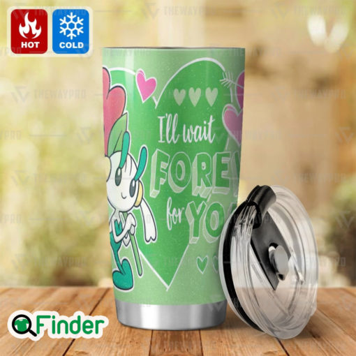 Pokemon Fairy Type Floette Ill Wait Forever You Custom Tumbler 2