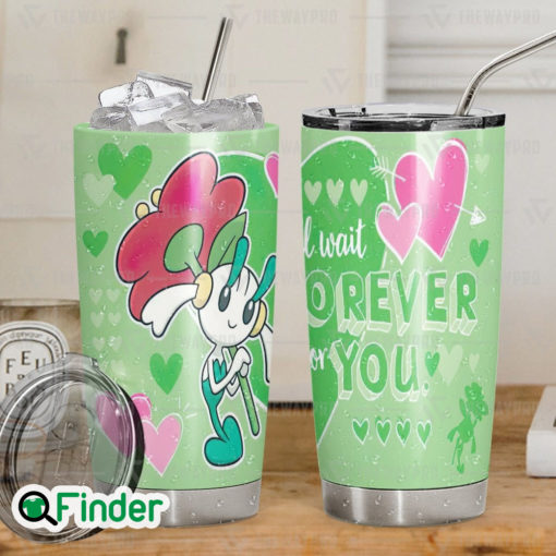 Pokemon Fairy Type Floette Ill Wait Forever You Custom Tumbler