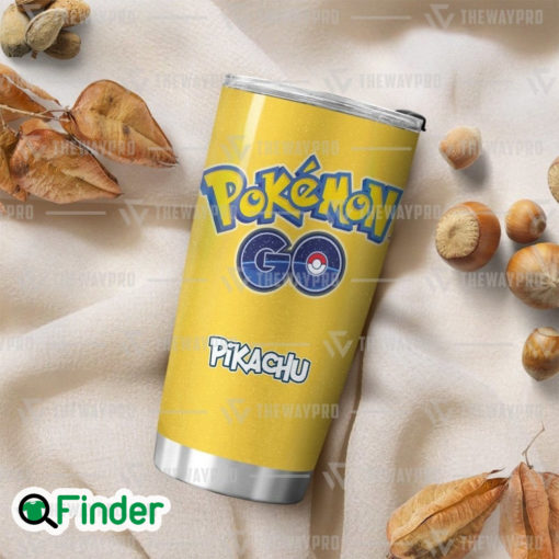 Pokemon GO Electric Type Pikachu Custom Tumbler 3