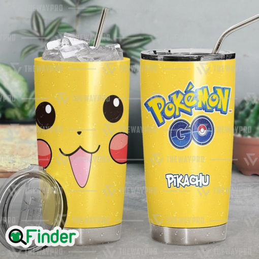 Pokemon GO Electric Type Pikachu Custom Tumbler