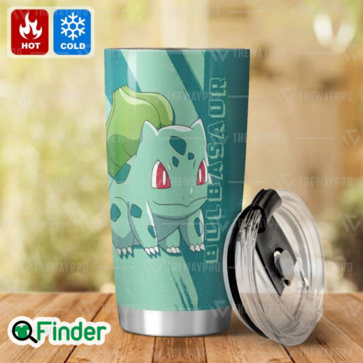 Pokemon Gen 1 Grass Type Starter Bulbasaur Custom Tumbler