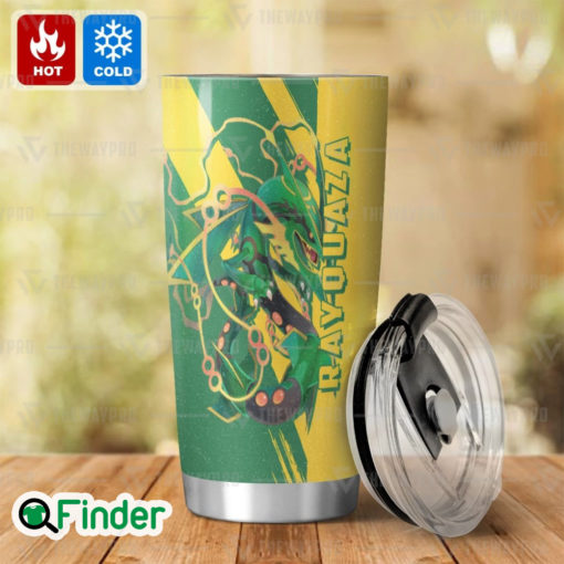 Pokemon Legendary Dual Type Dragon and Flying Rayquaza Custom Tumbler