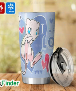 Pokemon Legendary Mew I Love Mew Custom Tumbler 1