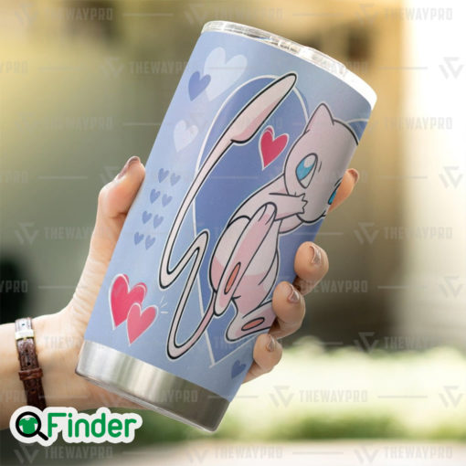 Pokemon Legendary Mew I Love Mew Custom Tumbler 2