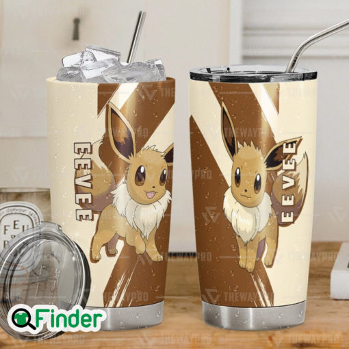 Pokemon Normal Type Eevee Custom Tumbler