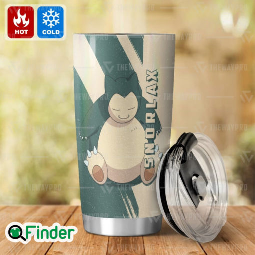 Pokemon Normal Type Gen 1 Kanto Snorlax Custom Tumbler