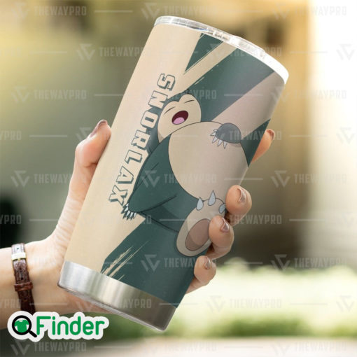 Pokemon Normal Type Gen 1 Snorlax Custom Tumbler