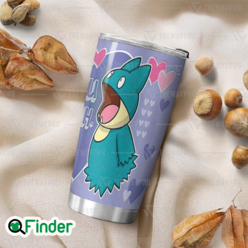 Pokemon Normal Type Munchlax I Love You More Than Lunch Custom Tumbler 1