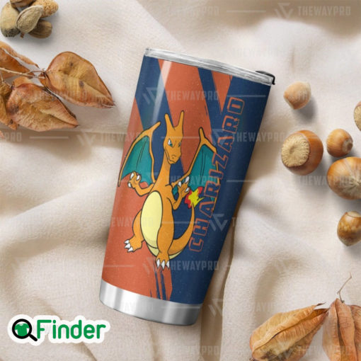 Pokemon Starter Fire Type Charizard Custom Tumbler